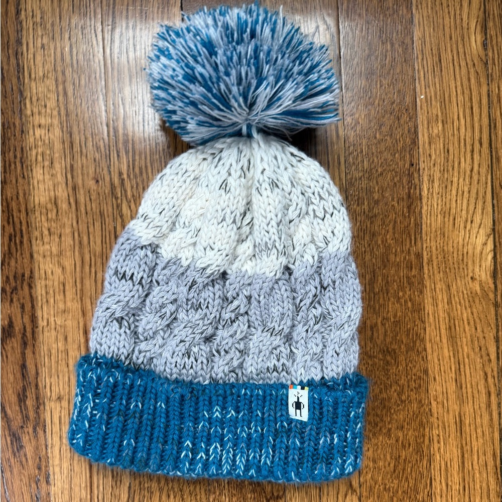 Smartwool Beanie Colorblock Pom Merino Wool Winter Hat Women’s